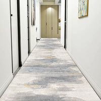 Modern Style Thick Abstract Nylon Polyester Runner Rugs Washable Carpet Rolls for Home Hotel Banquet Hall