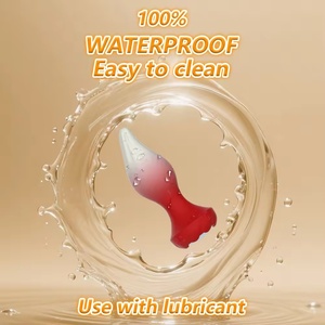 Wholesale Anal Training Expand Anal Plugs Butt New Product Sex Toys Anal Rose <b>Vibrator</b> Light 10 Frequency Twist Butt Plug - Product Image 4
