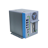 Ordinateur industriel embarqué sans ventilateur avec connexion LAN multi-ports, bootloader personnalisé, emplacements d'extension de stockage, en stock