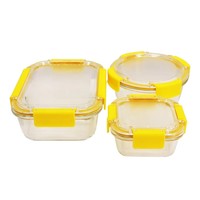 Boîte à lunch empilable sans BPA de 18 pièces, résistante au lave-vaisselle, pour le stockage des aliments à la maison et les cadeaux