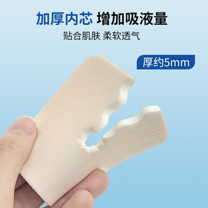 Pansement en mousse pour trachéotomie Hongsheng Medical, coussinet en mousse pour trachéotomie à ouverture en V, dispositif de fixation de cathéter et canule - Product Image 3