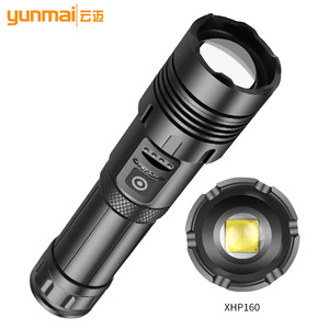 XHP70 COB ไฟฉายแบบชาร์จไฟได้สีแดงสีขาว LED ไฟฉายยุทธวิธีแบบซูมได้ 2500mAh แบตเตอรี่ลำแสงความเข้มสูง - Product Image 5