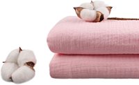Vente en gros rouleau personnalisé couverture d'emmaillotage pour bébé double gaze tissu de mousseline de coton doux léger pour garçons filles pour chemises sacs
