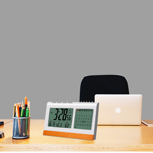 <span class=keywords><strong>Horloge</strong></span> de <span class=keywords><strong>bureau</strong></span> numérique avec calendrier et température, affichage des heures de prière, vente <span class=keywords><strong>en</strong></span> <span class=keywords><strong>gros</strong></span>, modèle T-060B - Product Image 4