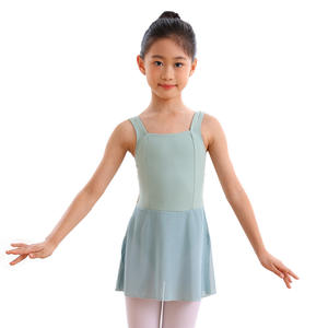 Body da Balletto <span class=keywords><strong>con</strong></span> Spalline Larghe e Gonna <span class=keywords><strong>Tutu</strong></span>, Abito per Esibizioni sul Palco, per Ballerine e Ragazze - Product Image 1