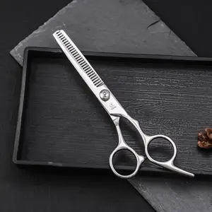 Super Cheap Barber Shears Print Logo Salon Hair Cutting Styling Japanese Beauty Scissors