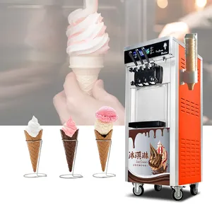 Bán nóng mềm phục vụ máy làm kem Icecream Máy làm kem Syrup Kem làm đầy và niêm phong máy