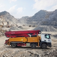 Prix direct usine SANY 56m Automatique Diesel EURO 5 Émissions 428 CV pour Projets de Construction Commerciale Grue à Béton d'Occasion