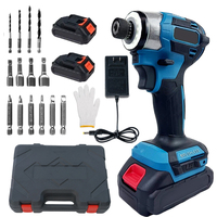 Nouvelle perceuse à percussion sans fil à batterie lithium 212,0 Ah, sans balais, avec mandrin hexagonal 1/4 pouce, idéale pour le travail du bois, le bricolage et les améliorations domestiques – Vente Flash