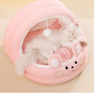 Warm Washable Eco-Friendly Foam <strong>Cat</strong> Bed Indoor Pet Kennel Soft Puppy Nest Sleeping <strong>Cave</strong> - Product Image 5