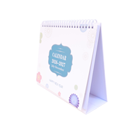 Calendario da Scrivania Personalizzato a Spirale con Citazioni Ispirazionali Quotidiane per 365 Giorni, Carta Patinata, Rilegatura a Spirale Dorata