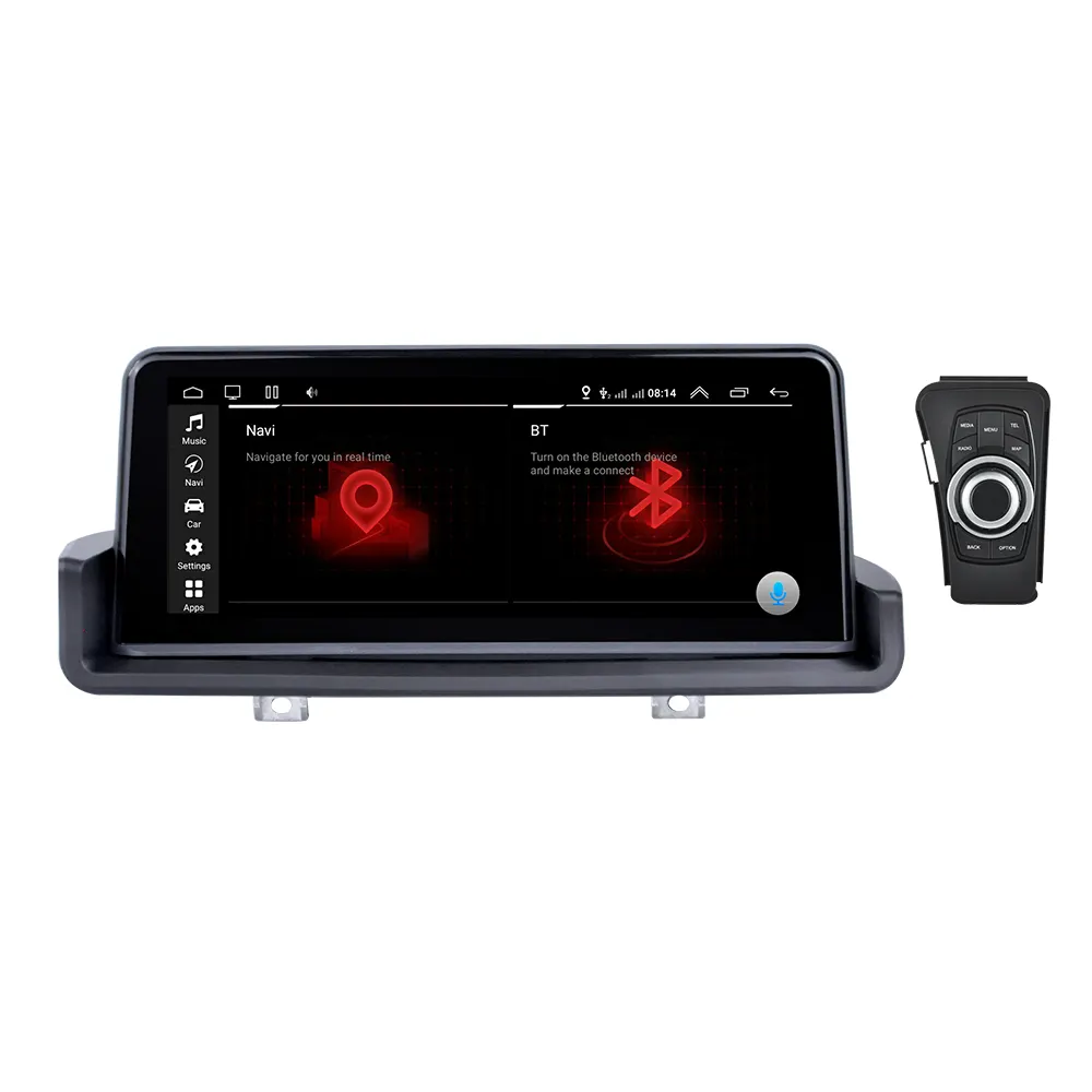 Layar IPS Android 10 Radio Mobil untuk BMW E90 E91 E92 E93 3 Seri GPS Navigasi Multimedia Pemutar Video Tanpa DVD SWC Driver