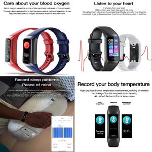 Reloj Inteligente con Monitor <span class=keywords><strong>de</strong></span> Ritmo Cardíaco, Pulsera Inteligente con Medición <span class=keywords><strong>de</strong></span> Temperatura Corporal C60, Smartwatch con Llamadas Bluetooth - Product Image 4