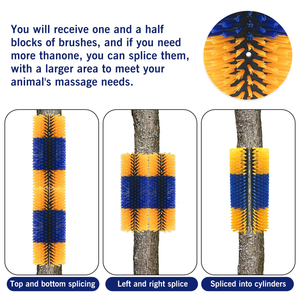 Kit de toilettage pour bétail, brosse à rouleaux pour <span class=keywords><strong>chevaux</strong></span>, brosse pour vaches, équipement d'élevage, directement de l'usine - Product Image 2
