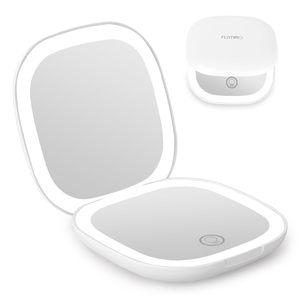 Xách Tay LED 2-Mặt Chiếu Sáng Trang Điểm Gương 1X 10x Nhỏ Gọn Gấp Thiết Kế Cho Túi Xách Túi Du Lịch Thân Thiện Nhỏ Gương - Product Image 1