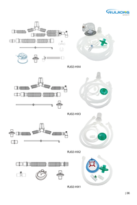 Pasokan Rumah Sakit sekali pakai PVC SmoothboreTube anestesi sirkuit bergelombang - Product Image 6
