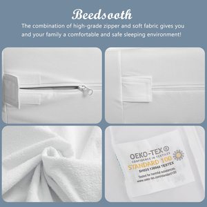 Protector de Colchón Premium con Cierre, Cubre Colchón de Tela Suave con Certificación OEKO-TEX para Toda la Familia - Product Image 3
