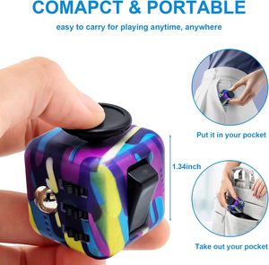 Đồ chơi giảm căng thẳng khối lập phương giải tỏa căng thẳng đa thiết kế tiện ích giải nén chống lo âu - Product Image 3