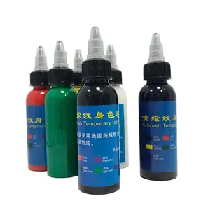 Airbrush Temporary Body ink last about 4-10 days 60ML Temporary tattoo inksAirbrush Temporary