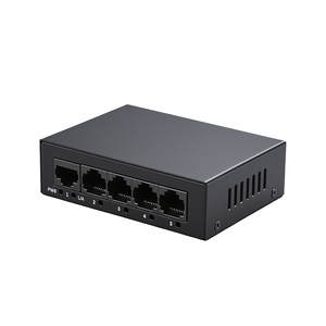100/1000Mbps PoE Mạng sợi chuyển đổi OEM ODM mini văn phòng sử dụng cho máy tính 5-Port Ethernet Stackable VLAN hỗ trợ 12.8Gbps - Product Image 3