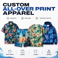 Camiseta Personalizada 100% Algodón con Estampado Gráfico DTG en Toda la Superficie, Estampado Frontal y Trasero, Estilo Psicodélico, Streetwear