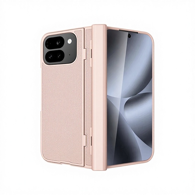 For Google Pixel 10 Pro Fold Case with Invisible Kickstand & Hinge Cover,Built in Screen Protector,Hidden Stand