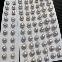Perles d'eau douce irrégulières Edison, forme goutte baroque, 8-13 mm, en paire, pour la création de bijoux et boucles d'oreilles DIY