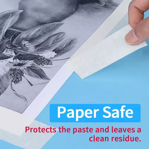 Cinta Adhesiva de Papel Crepé de Alta Temperatura, Fuerte Adhesión, Blanca, de una Sola Cara - Product Image 5