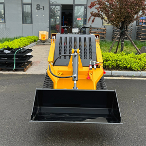 Cheapest Epa Euro5 Walk Behind Mini <b>Stand</b> on Skid Steer with Bucket - Product Image 1