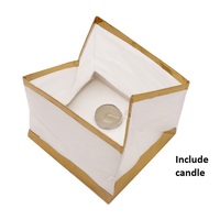 Bougie d'eau flottante lanterne en papier chinois pour souhaiter prier bénédiction mariage événement fête Patio mémorial piscine côté décoration