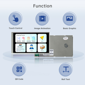 Pantalla Inteligente HMI DWIN de 7 Pulgadas, Módulo LCD TN 800x480, Pantalla Táctil Resistiva, Compatible con DMG80480C070_15WTR - Product Image 5