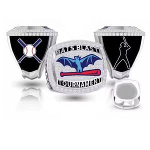 남성용 합금 인레이가 있는 인기 판매 맞춤형 스포츠 이벤트 챔피언십 반지 - 주얼리 선물 - Product Image 1