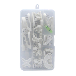 Kit de 40 crochets muraux en béton sans trace pour tableaux, crochets pour cloisons sèches, stuc et béton - Product Image 1