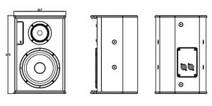 Passif SP06 6 pouces 150 RMS 2 voies pleine gamme <span class=keywords><strong>80</strong></span> ° X80 °   Colonne de sonorisation équilibrée pour utilisation comme enceinte principale ou enceinte de remplissage de scène - Product Image 6