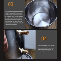 Équipement de distillation d'hydrolat de menthe poivrée, de néroli et d'eucalyptus, extracteur d'huile essentielle de citron