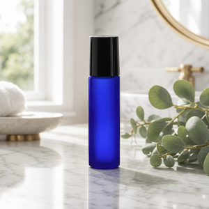 Leakproof 10ml Amber Blue Clear Frosted Glass Roller Ball Bottle Essential <b>Oil</b> <b>Perfume</b> Packaging Roller Vial - Product Image 3