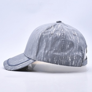 Chapeaux unis vierges personnalisés à 6 panneaux Casquette de baseball grise Casquette de baseball de haute qualité à la mode Gorras Sports - Product Image 4