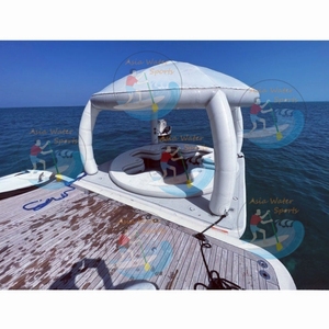 Isla Flotante Gigante para Fiestas, Plataforma Inflable de PVC Resistente para <span class=keywords><strong>Playa</strong></span> o Lago, Venta Directa de Fábrica - Product Image 2