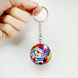 QYS Colgante Souvenir Copa de Fútbol 2026 Llavero 3D PVC Mini Balón - Product Image 2