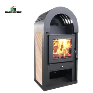 Indoor usage cold rolled steel freestanding wood burning stove wood heater