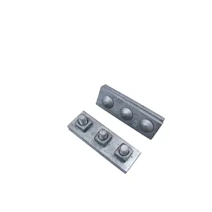 Hot Dip Galvanized Parallel Groove Clamp For Bolt Type Wire Clamp Electric Power Accessories