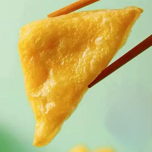 Tofu frit triangulaire, idéal pour les ragoûts, les currys et les plats braisés, 1 cm d'épaisseur, pack <span class=keywords><strong>de</strong></span> service alimentaire en vrac - Product Image 6