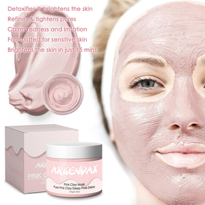 <span class=keywords><strong>Mascarilla</strong></span> Facial de Arcilla rosa orgánica, máscara de etiqueta privada <span class=keywords><strong>para</strong></span> tratamiento Facial - Product Image 4