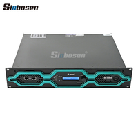 DSP Dijital Amplifikatör 2x45000W 8 Ohm 2x8000W 4 Ohm 2x7000W 2 Ohm Yazılım Ekranlı Kararlı Yüksek Güçlü Amplifikatörler