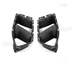 Cache-phares avant en fibre de carbone sèche, style MP, avec garniture de sortie d'air et cadre d'admission pour BMW G80 G82 G83 M3 M4 2021-IN - Product Image 5