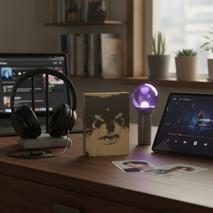 Álbum Solista de BTS V [LAYOVER] Versión Weverse - Álbum de K-POP Vendedor de Millones con 6 Pistas y 5 Videos Musicales (Producido por Min Hee Jin) - Product Image 3