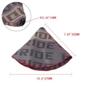 Car Modification Bride Pattern Canvas Shift <b>Boot</b> Dust <b>Cover</b>,Universal Automotive Gear Lever Dust Protection Sleeve Multi‑Colors - Product Image 3