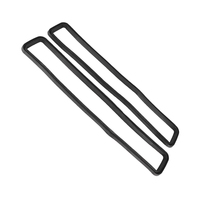2 pièces d'accessoires de décoration en caoutchouc pour joint d'étanchéité de ventilation de pare-boue de voiture, compatibles avec Land Rover MUC4299