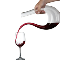 5523DCb Chine meilleur vendeur aérateur de vin carafe à vin en cristal sans plomb unique