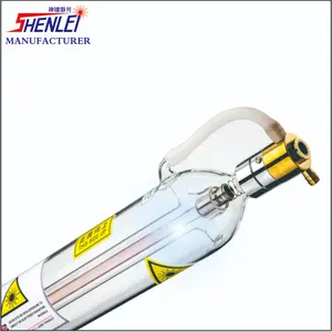 SHENLEI Dia 80mm 40W 60W 80W 120 watt 100 watt glass co2 laser tubes FOB